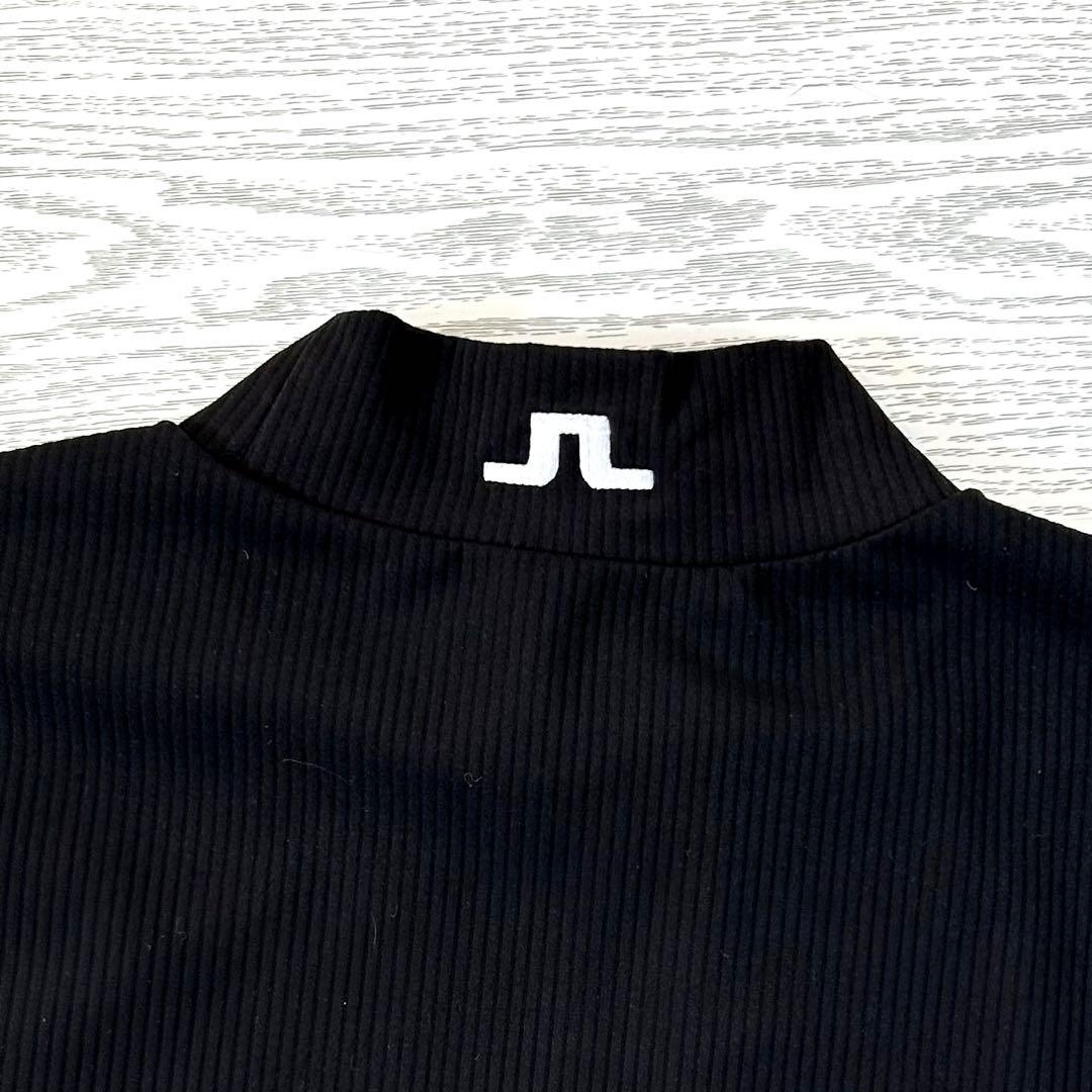 J.LINDEBERG ジェイリンドバーグ ロゴデザイン　モックネックシャツ
