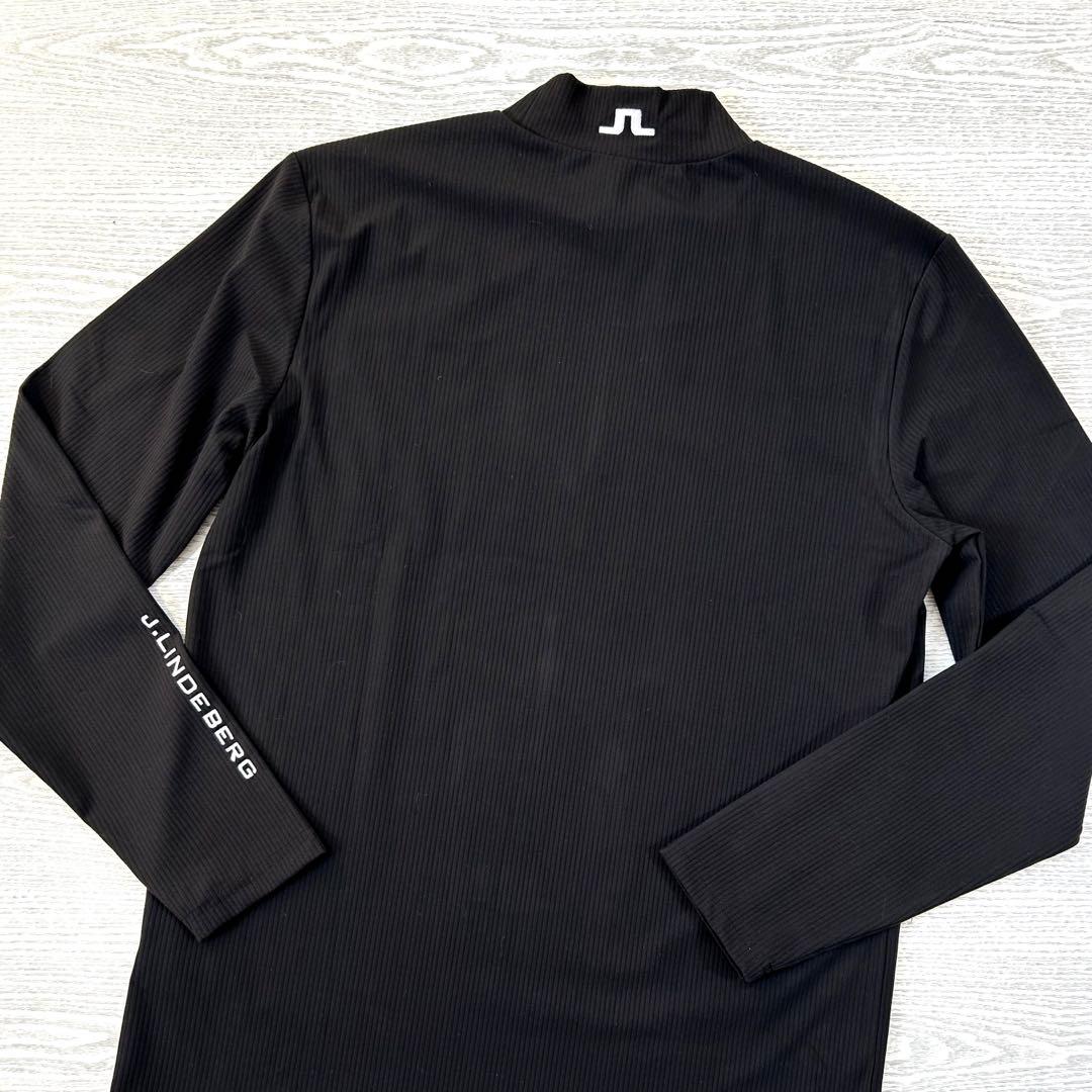 J.LINDEBERG ジェイリンドバーグ ロゴデザイン　モックネックシャツ