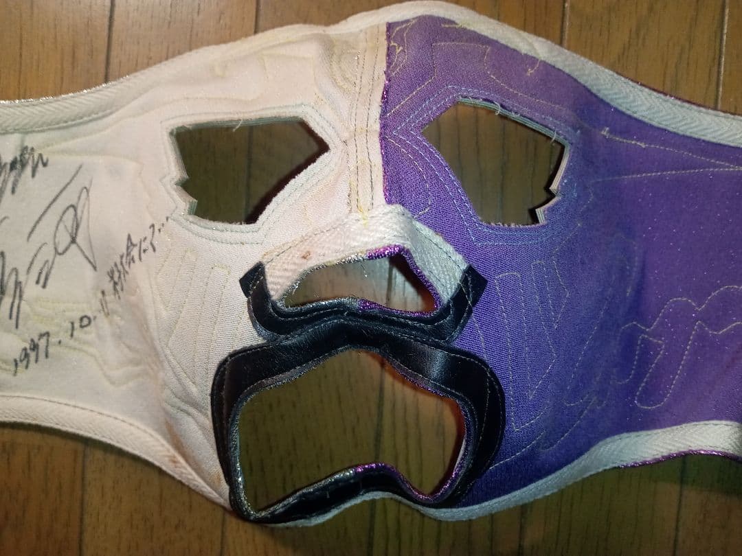 値下げ！Cooga プロレスマスク サイン入り