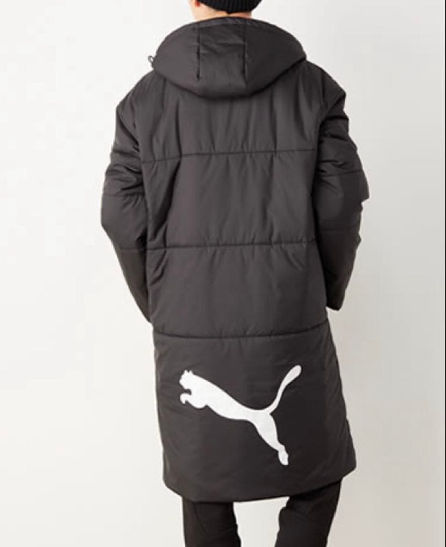 ウィンターセール　PUMA【プーマ】 ロング パデッド コート　XL