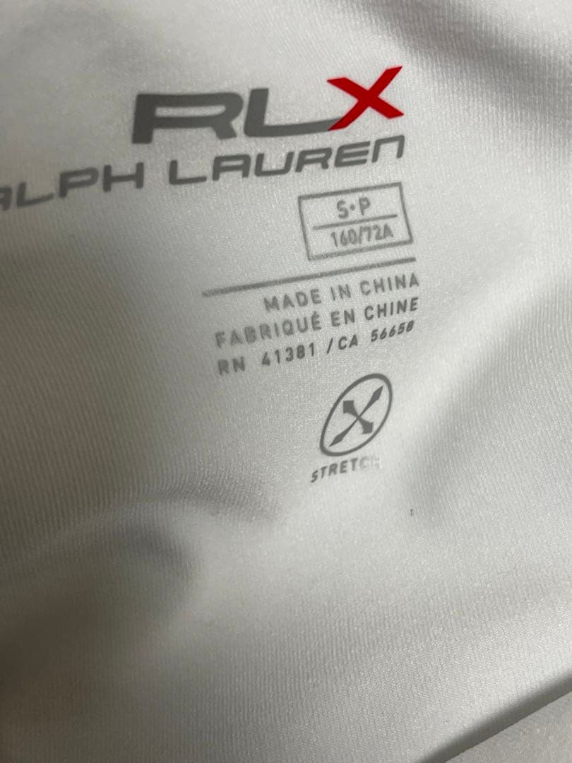 【新品・爽やか】　RLX ゴルフ　スカート　白　青　ストライプ