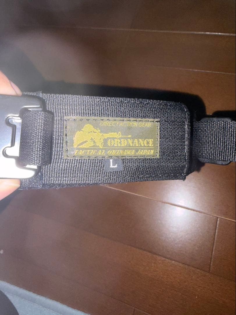 ORDNANCE TACTICAL PISTOL BELT 黒(Lサイズ)