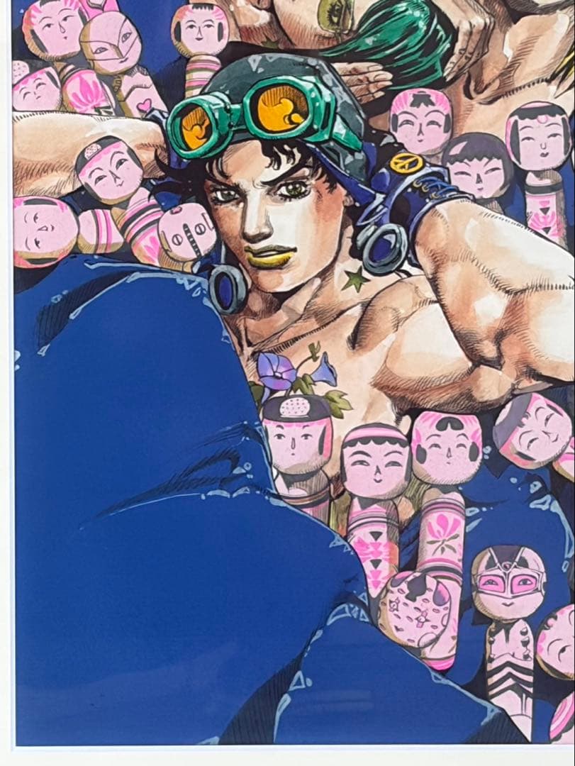 カッコいい！複製原画ー戦闘潮流★ジョジョ★第二部★ジョセフ☆シーザー☆リサリサ☆