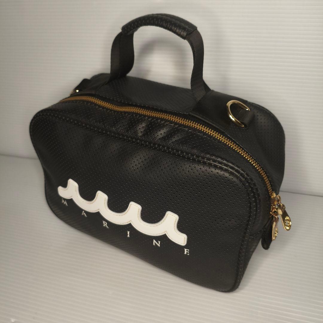 美品✨muta marine ゴルフ カートバッグ ハンドバッグ ブラック