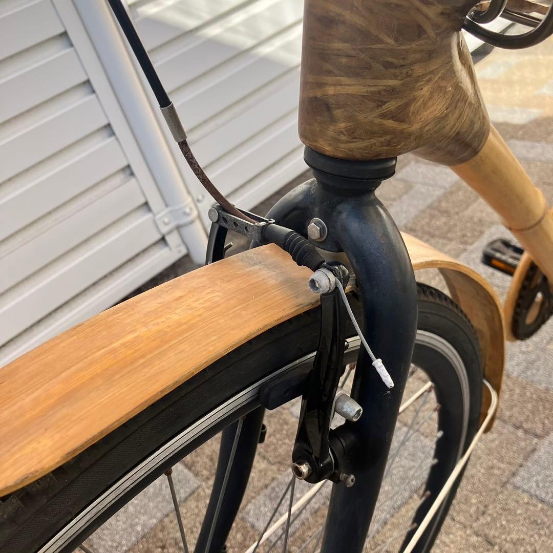 ベトナム製　バンブーバイク　竹製フレーム　竹製自転車