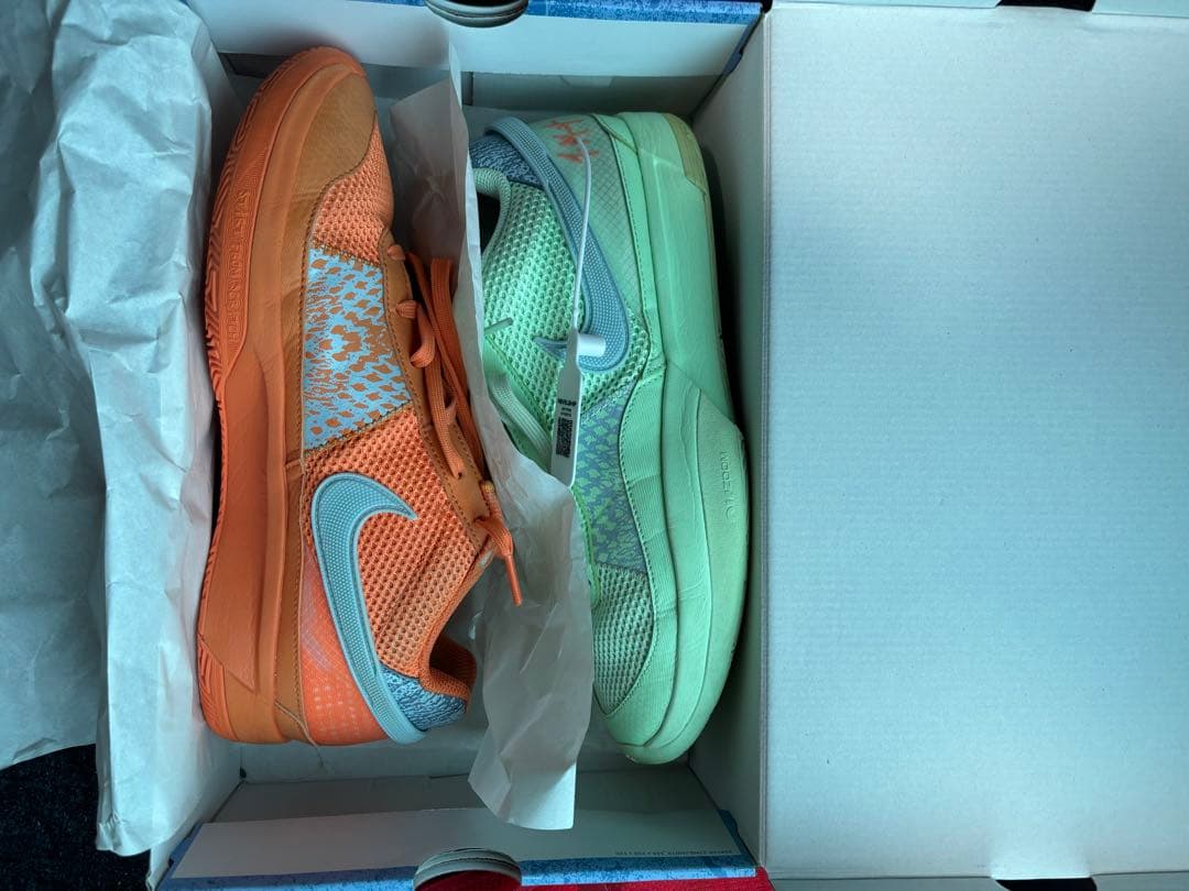 シューズ(男性用) Nike Ja 1 \"Bright Mandarin/Vapor Green