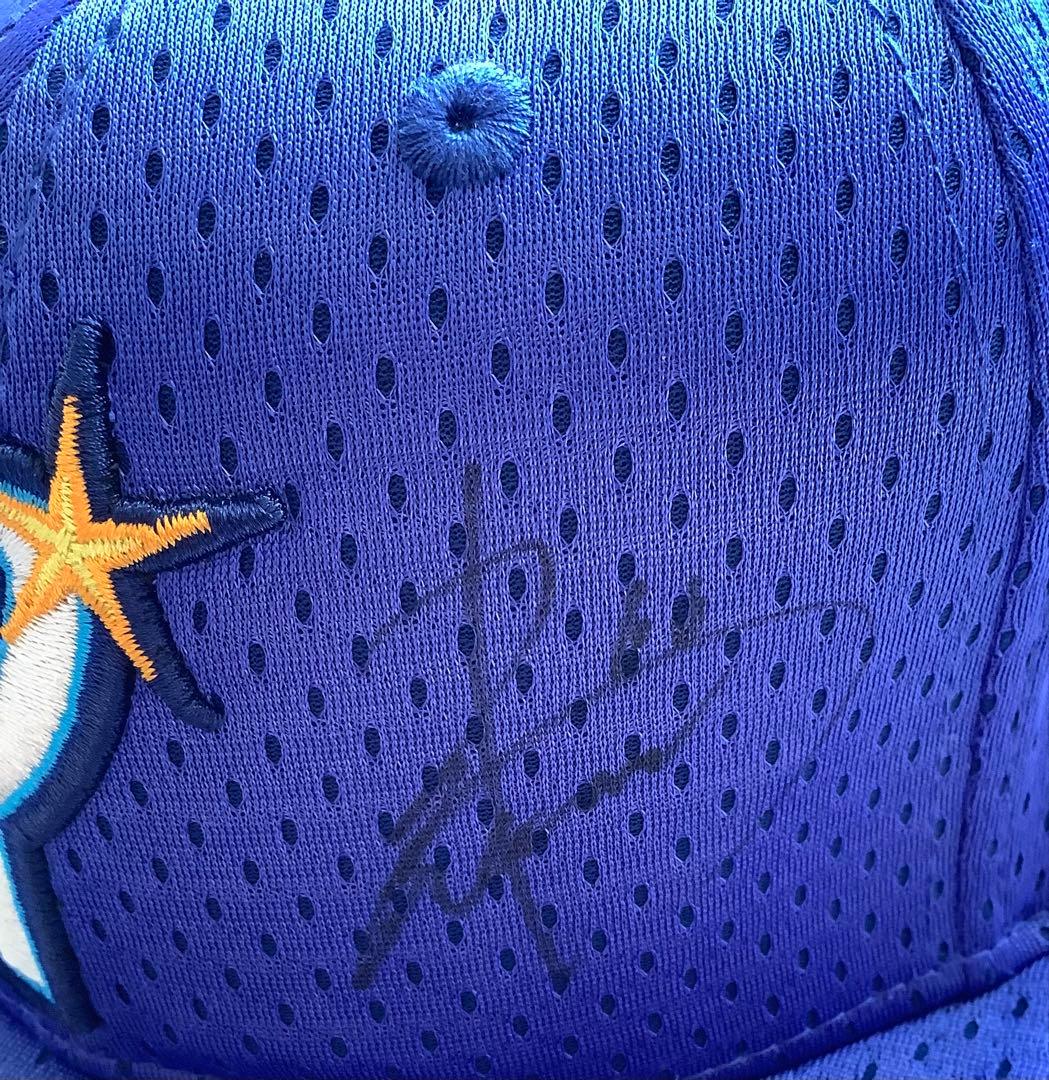横浜DeNAベイスターズ #60知野直人選手直筆サイン入りオーセンティックCAP