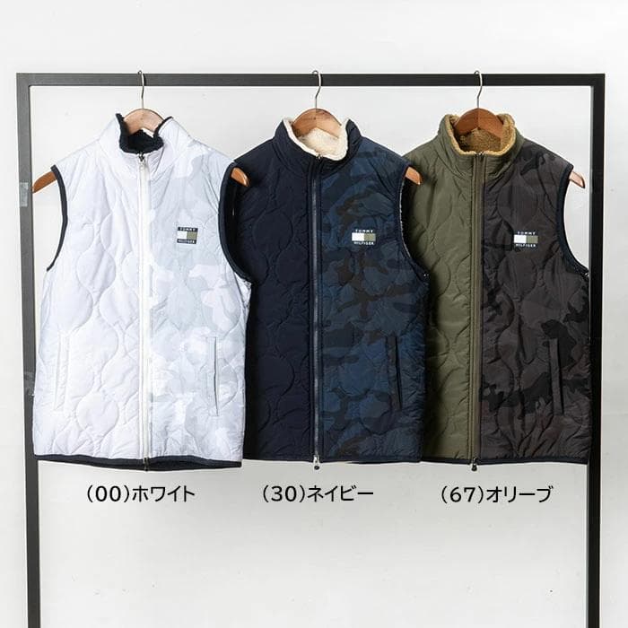 SALE【新品未使用】トミーゴルフ メンズフリースベスト(THMA369) NV