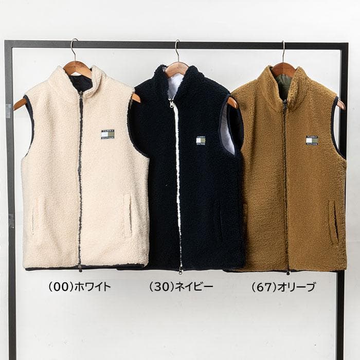 SALE【新品未使用】トミーゴルフ メンズフリースベスト(THMA369) NV
