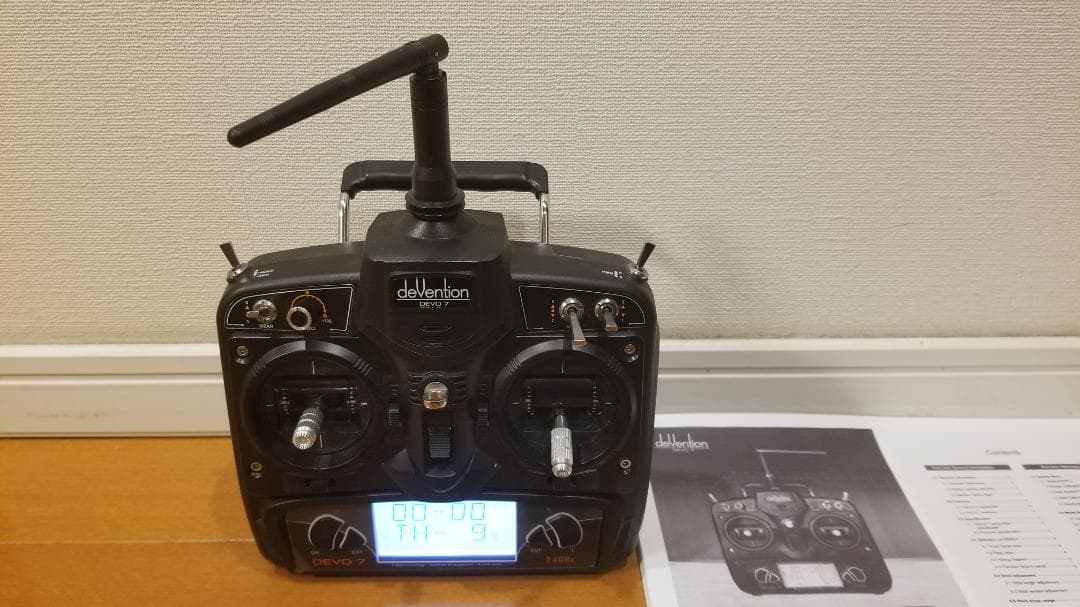 値下げ・RCヘリコプター DEVO 7 送信機とRX601受信機セット