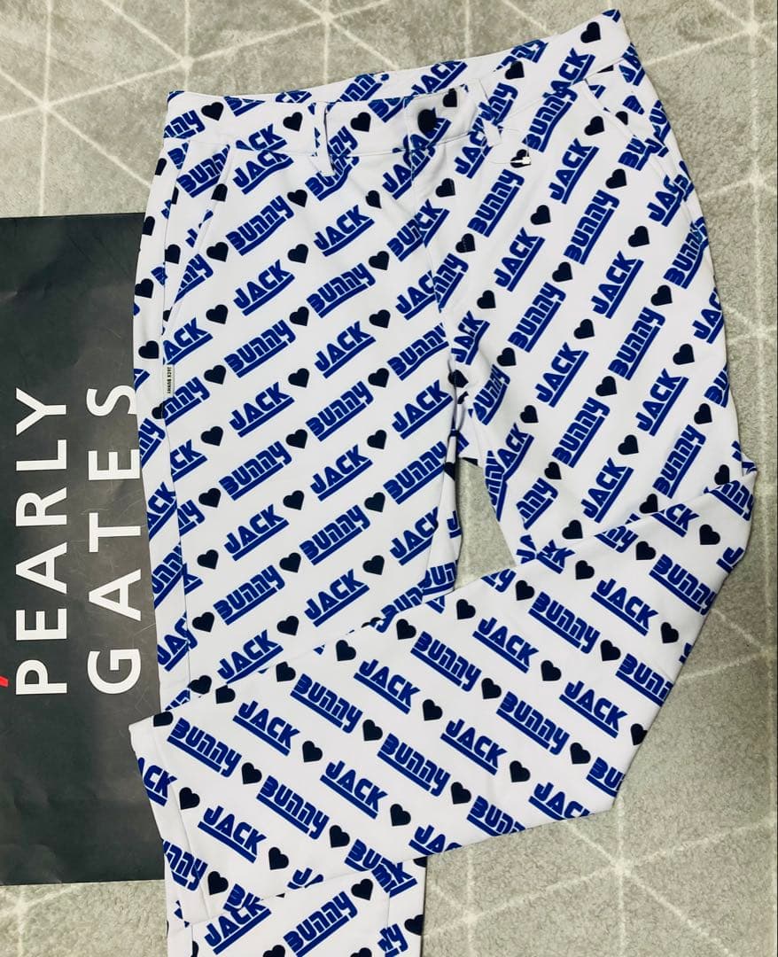 新品 ジャックバニー 2WAYストレッチツイルボンディングパンツ(6)LL/白