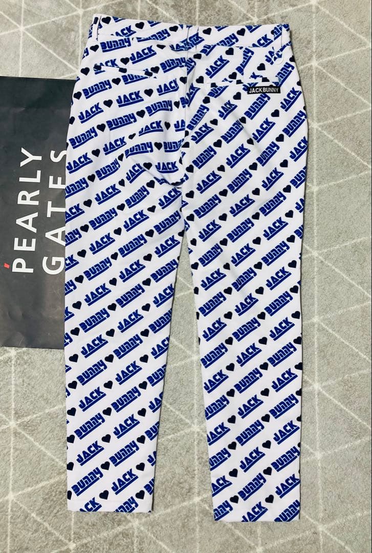 新品 ジャックバニー 2WAYストレッチツイルボンディングパンツ(6)LL/白