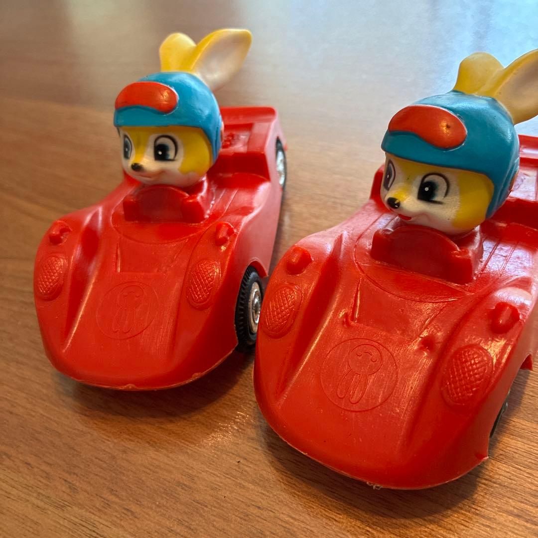 エスエス製薬　ピョンちゃんレーシングカー　2体　昭和レトロ