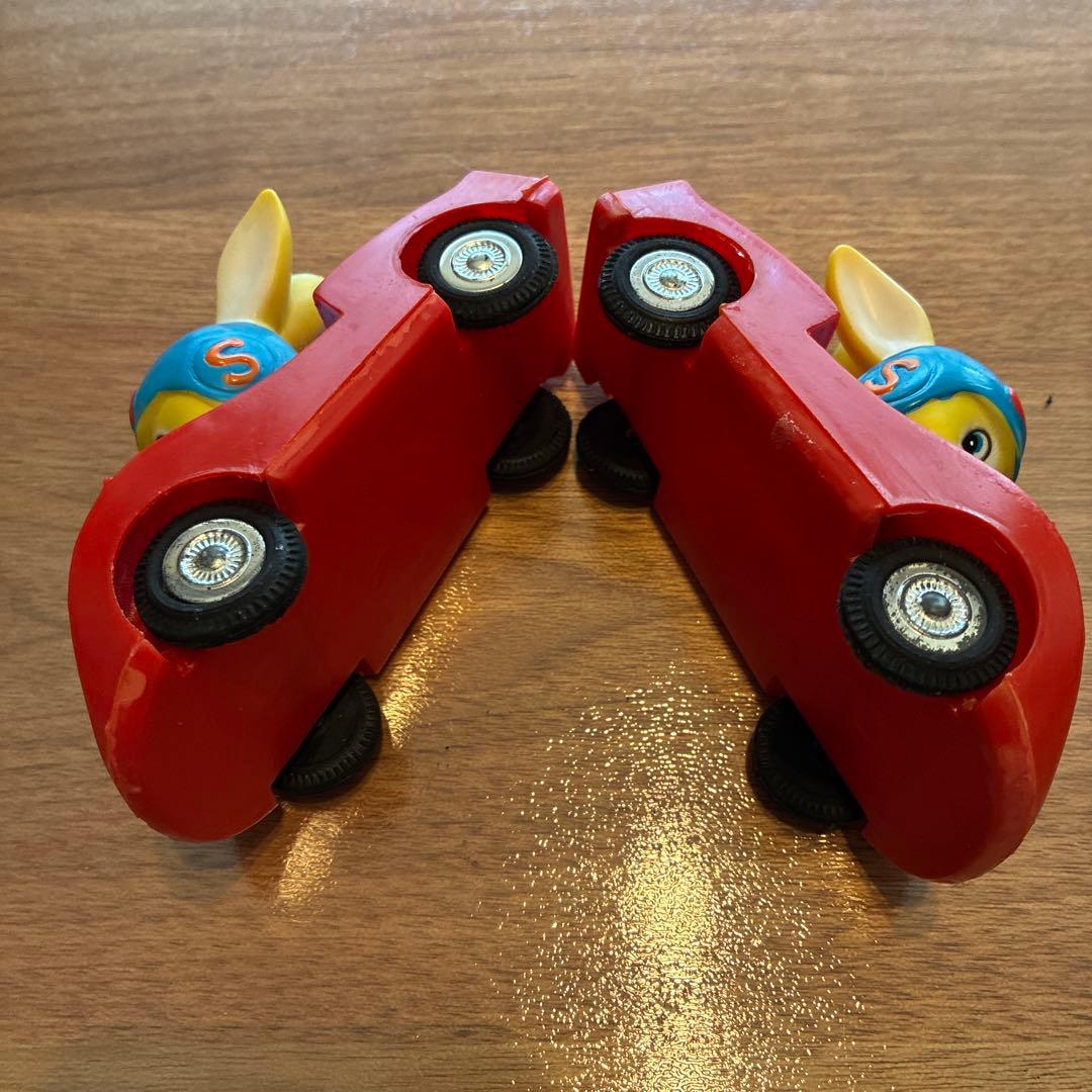エスエス製薬　ピョンちゃんレーシングカー　2体　昭和レトロ