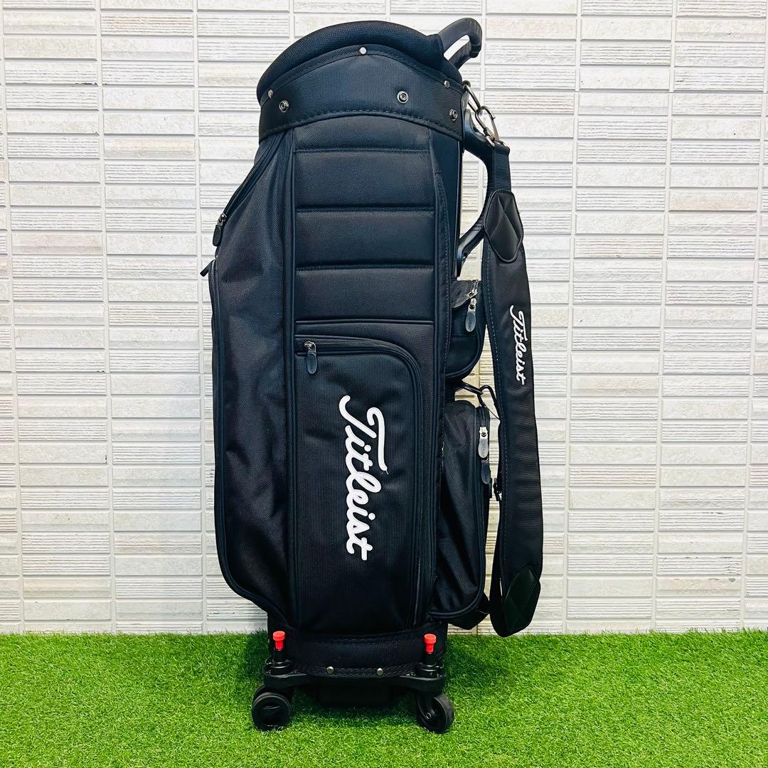 4輪 Titleist タイトリスト キャディバッグ キャリー キャスター