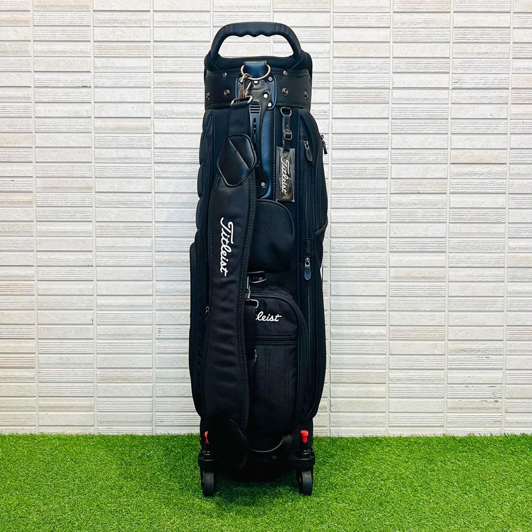 4輪 Titleist タイトリスト キャディバッグ キャリー キャスター