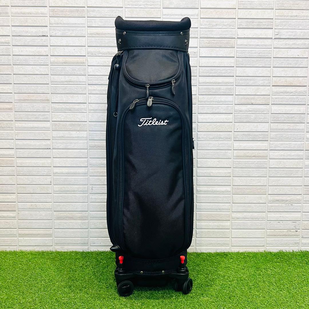 4輪 Titleist タイトリスト キャディバッグ キャリー キャスター