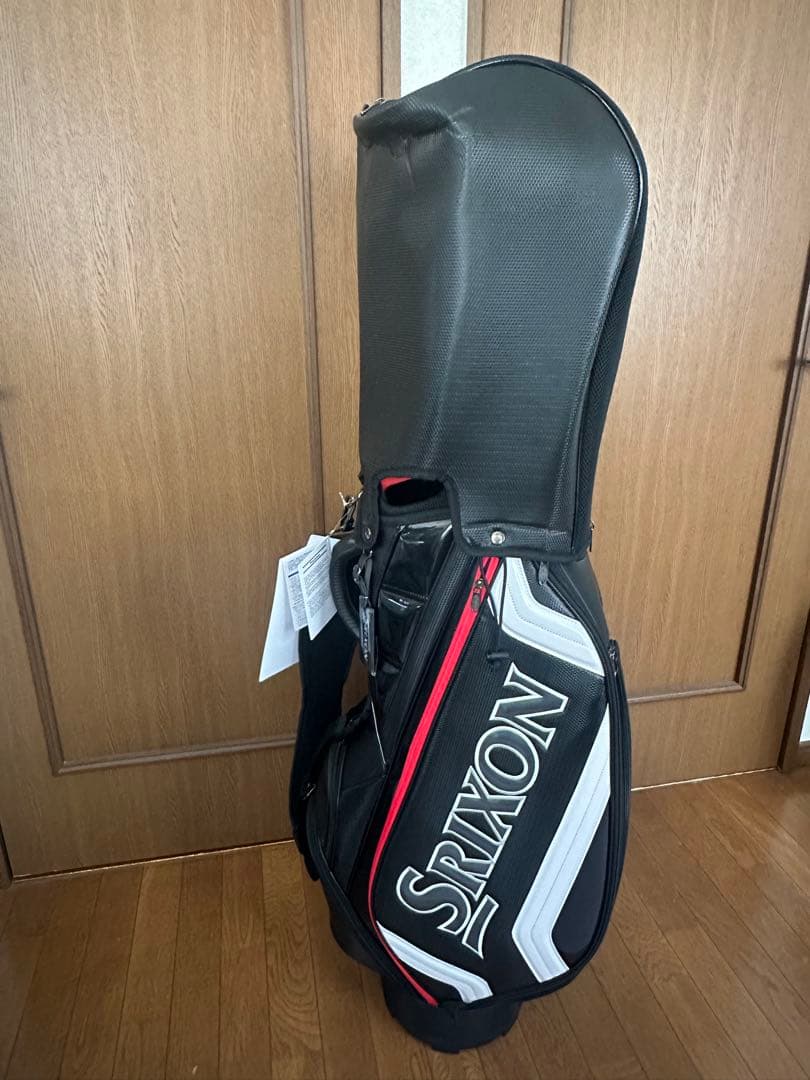 Srixon キャディバッグ ブラック/ホワイト/レッド