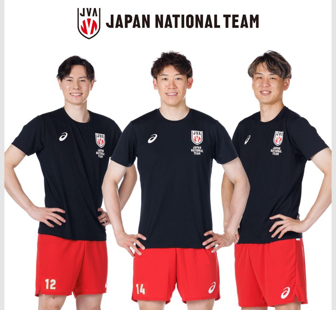 激レア 世界バレー バレーボール JVA 全日本ティシャツ 国体 天皇杯