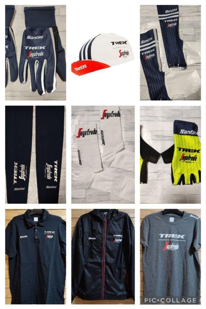 支給品　Trek Segafredo　グローブ　トレックセガブレード　手袋　青