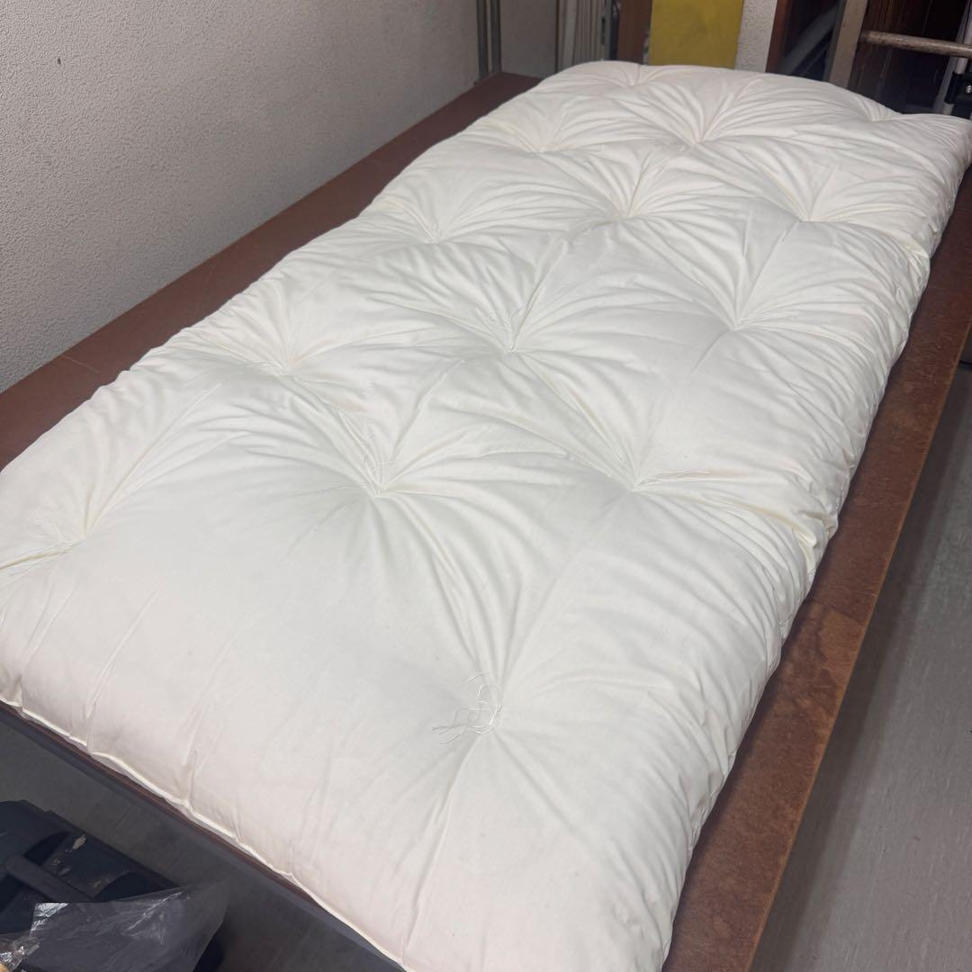 敷布団　100×200 シングル　お買い得　混綿　和布団　手作り　日本製　無地