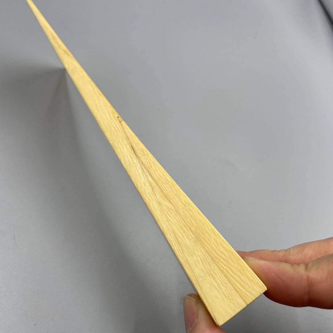 239ヴィンテージ 天然素材　三味線バチ　重さ約118g