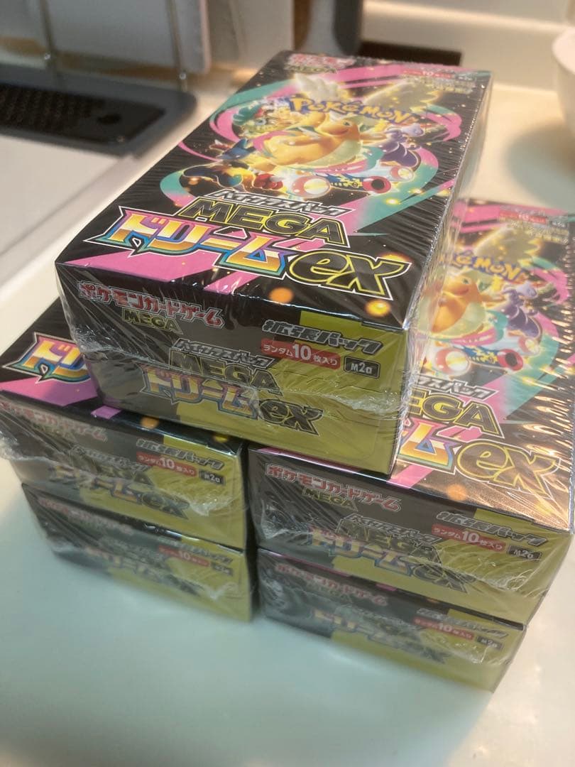 ポケモンカード MEGAドリームEX 5boxセットシュリンク付き