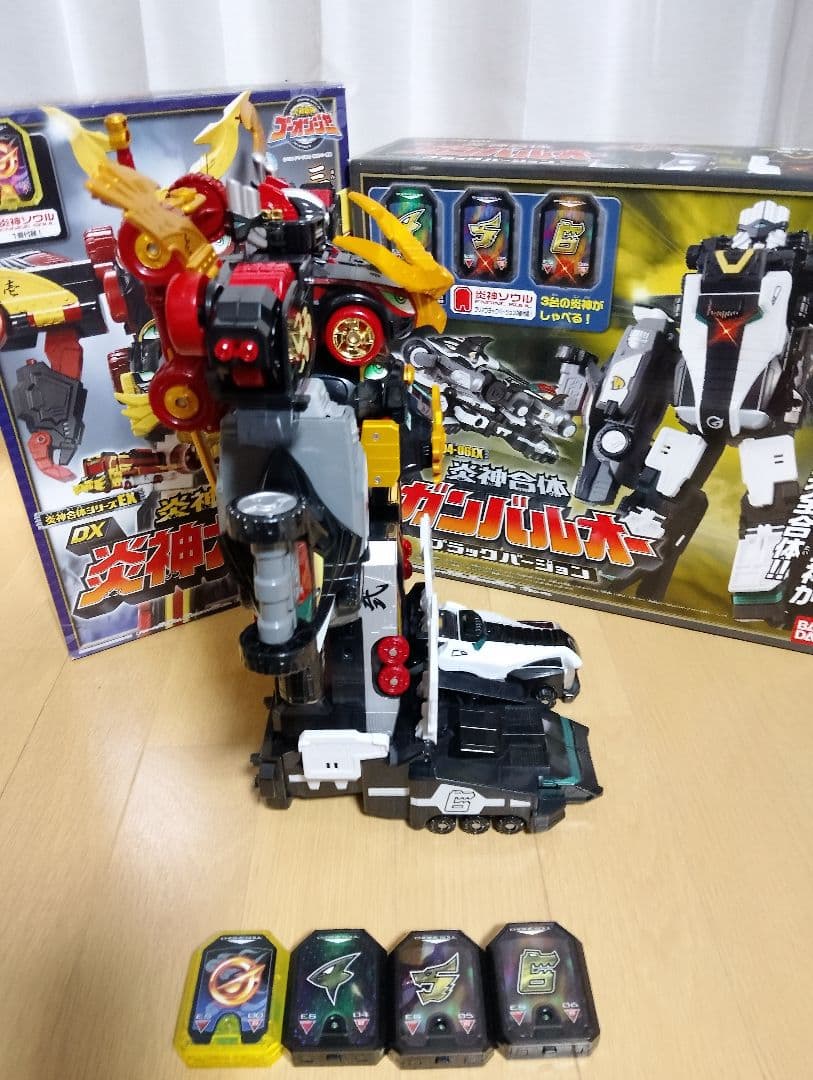 DX炎神大将軍　と　DXガンバルオーブラックバージョン　セット