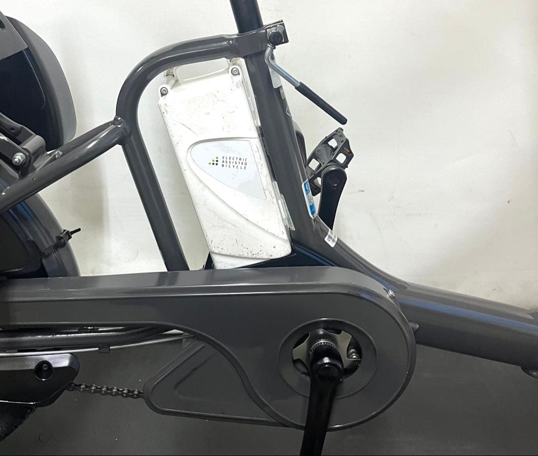 1年保証 ブリヂストン　ビッケポーラー　20インチ グレー　電動アシスト自転車