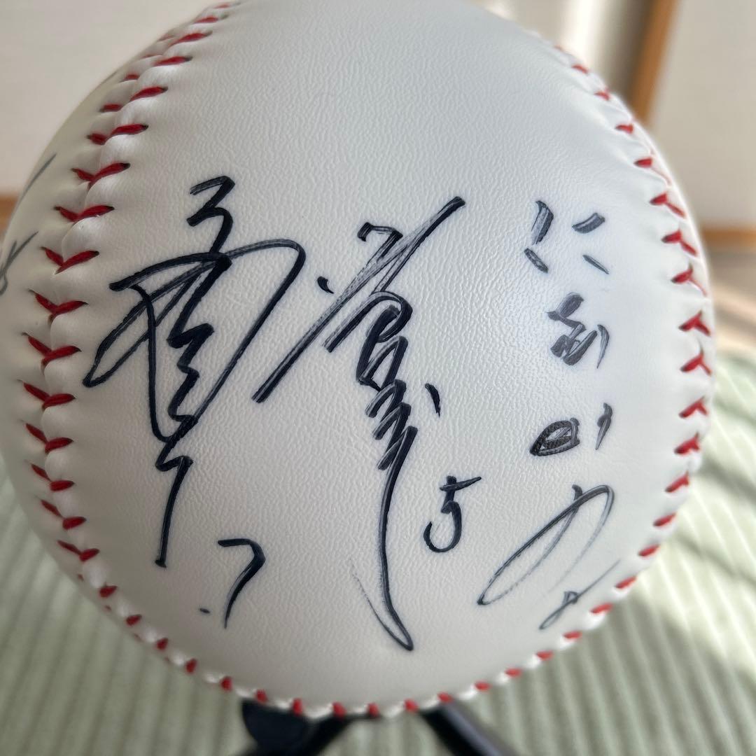 巨人軍２００２年優勝記念ジャンボ直筆非売品１２名直筆貴重サインボール直径約２０
