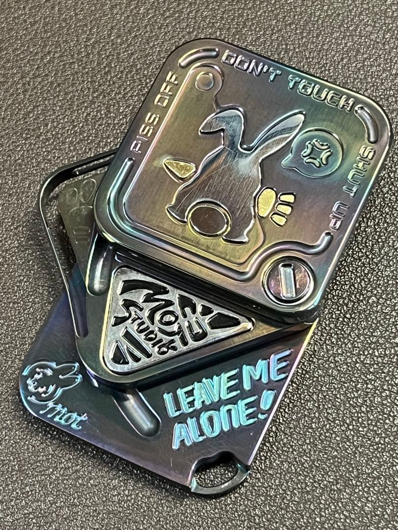 EDC フィジェット プッシュスライダー SNAP カラフル