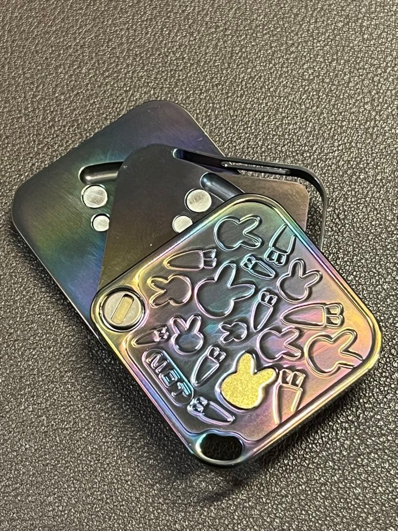 EDC フィジェット プッシュスライダー SNAP カラフル