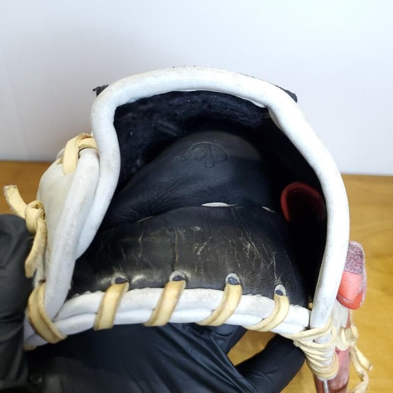 ZETT ゼット 赤星モデル 日本製 本人使用カラー 外野用 軟式グローブ