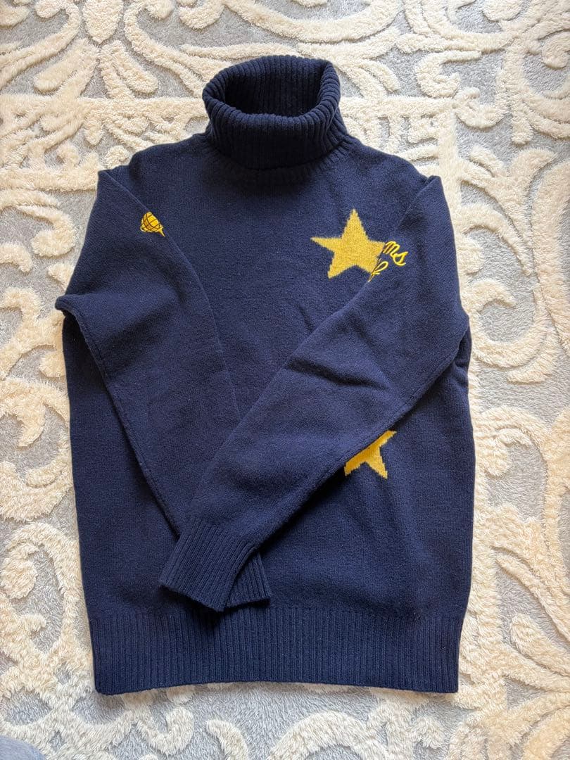 BEAMS GOLF タートルネックニットセーター　サイズM