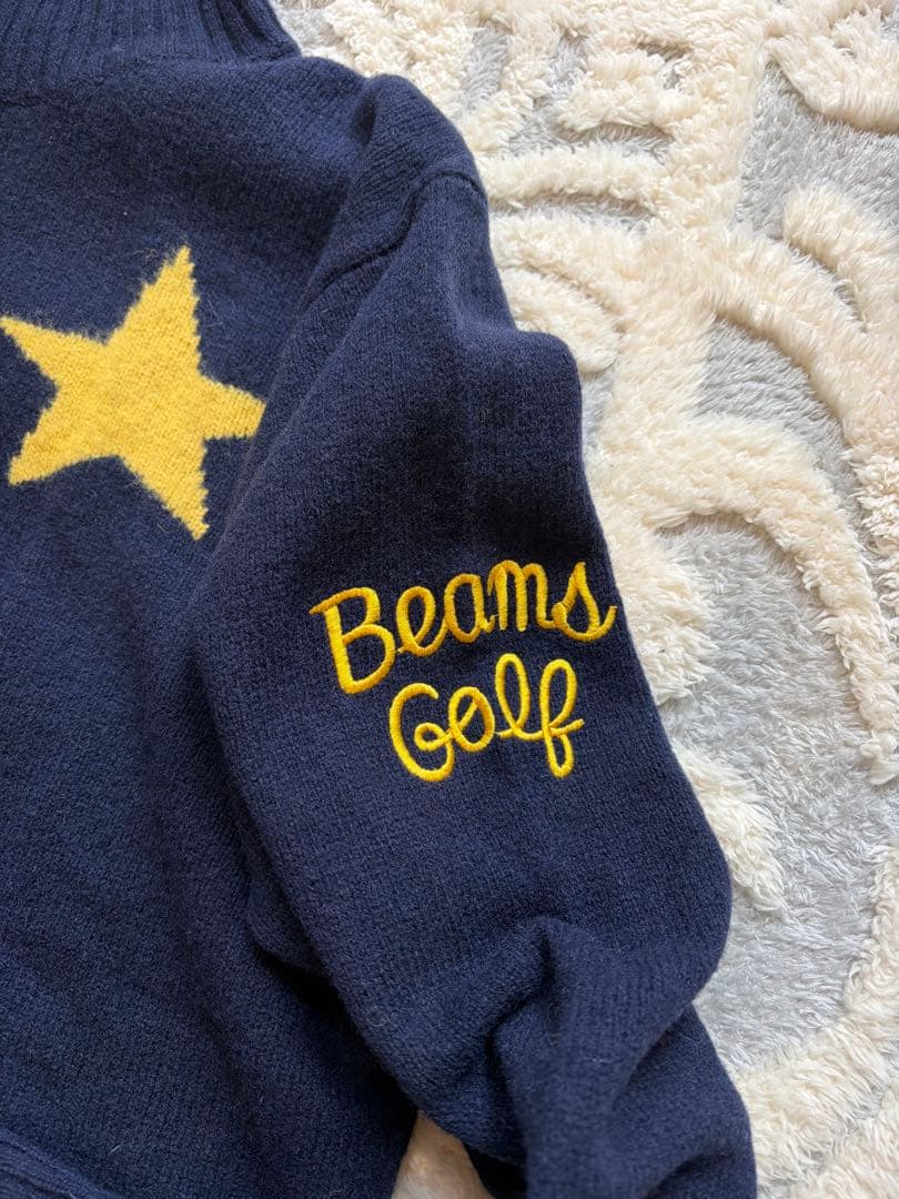BEAMS GOLF タートルネックニットセーター　サイズM