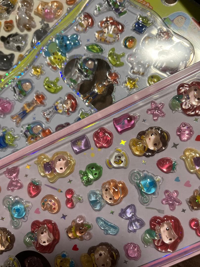 BONBON DROPシール、プリンセス、しずくミニ、トイストーリーセット正規品
