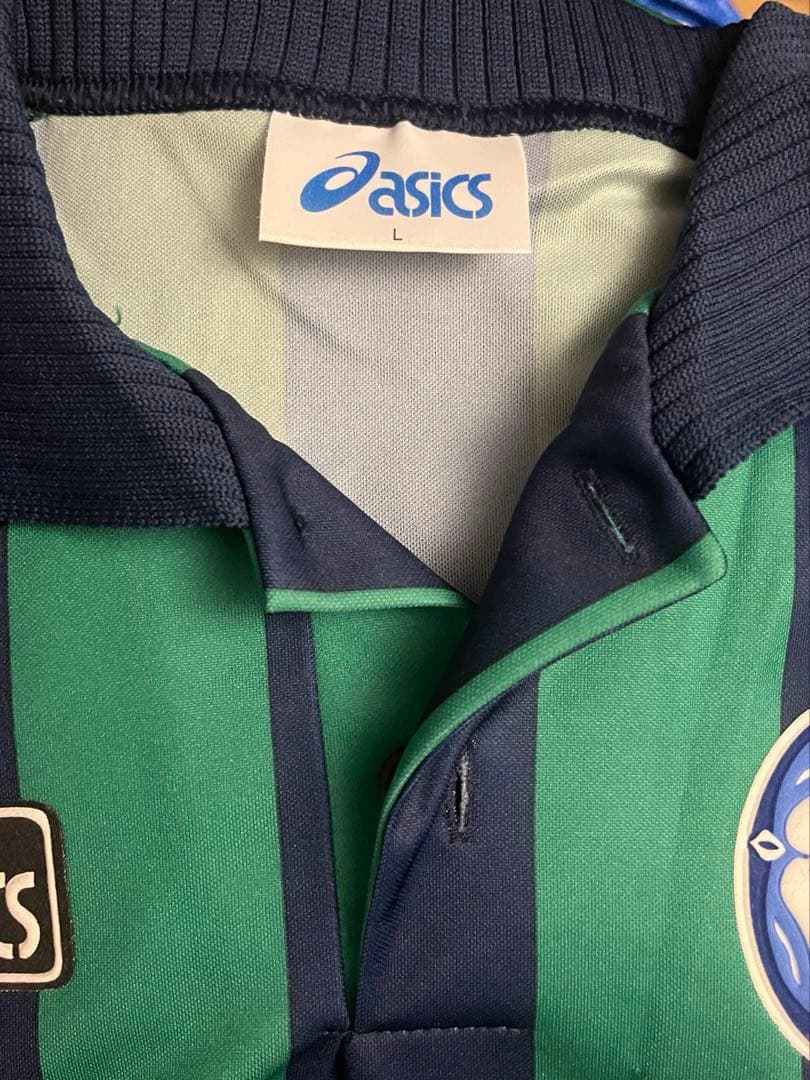 Leeds United AFC ストライプシャツ Asics 美品