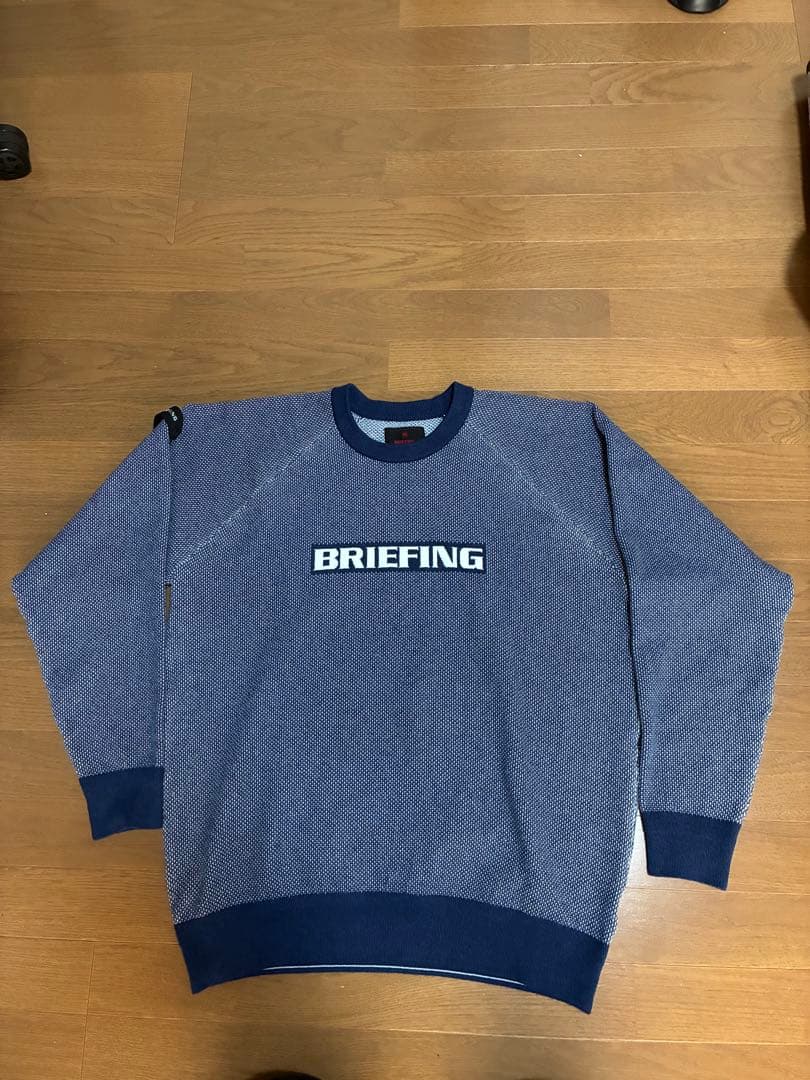 BRIEFING セーター Lサイズ ネイビー