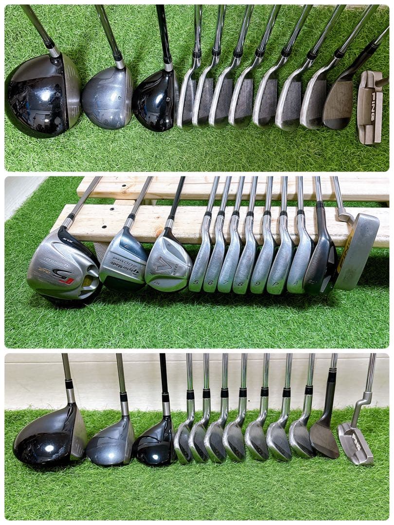H テーラーメイド 初心者オススメ　ゴルフクラブ　メンズセット　右利き12本