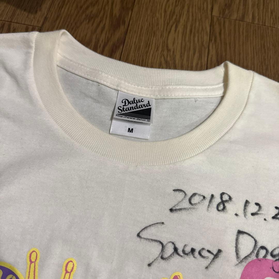 Saucy Dog サイン入りRADIO CRAZY Tシャツ M