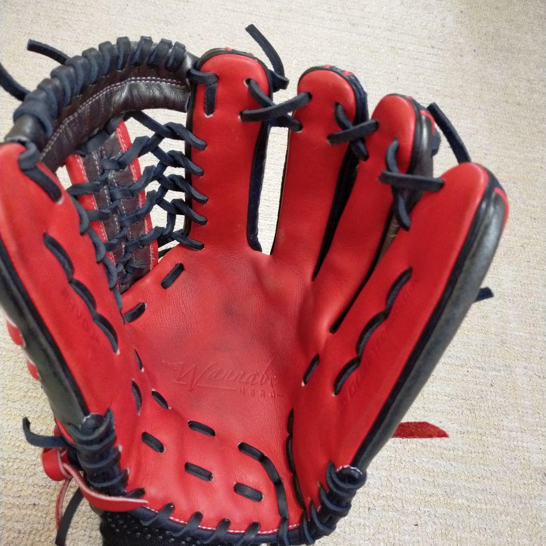 Wilson 野球グローブ　DU型　12インチ　赤×ネイビー　オールラウンド