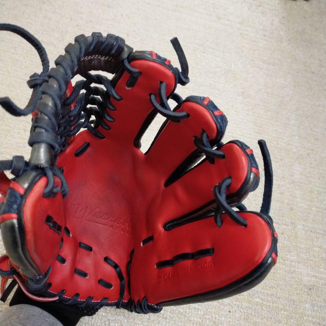 Wilson 野球グローブ　DU型　12インチ　赤×ネイビー　オールラウンド