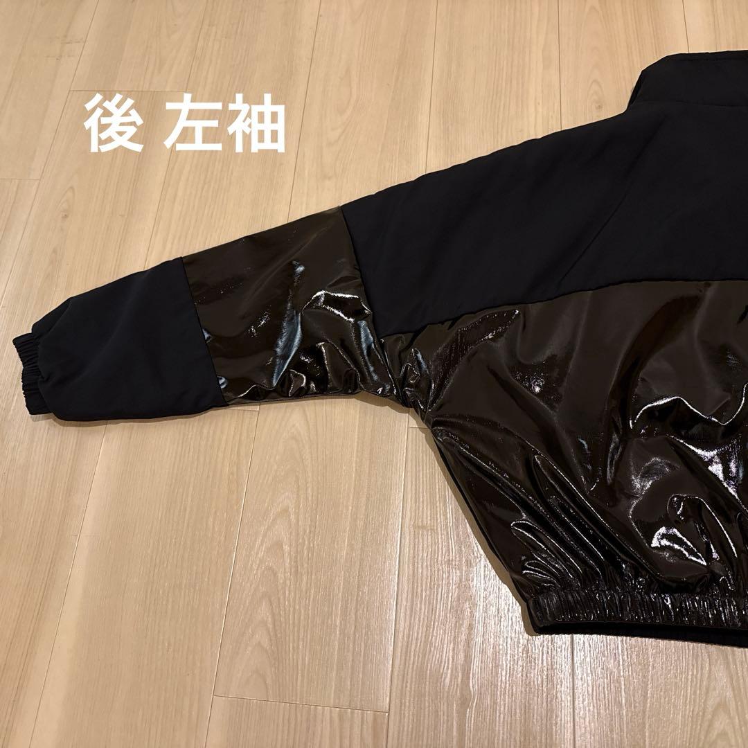 値下げ！【NIKE】アシンメトリー 異素材ドルマンジャケット S オーバーサイズ