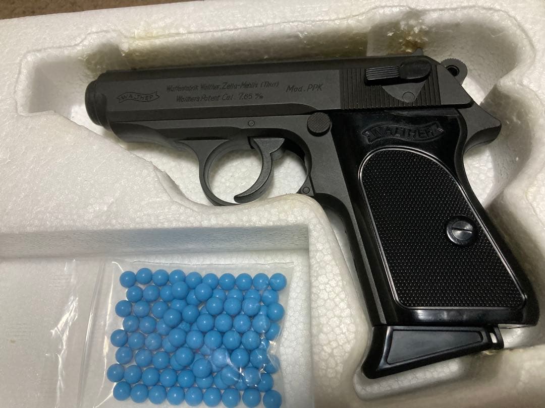マルシン　ワルサーPPK 固定スライドガスガン【貴重なHW！！】