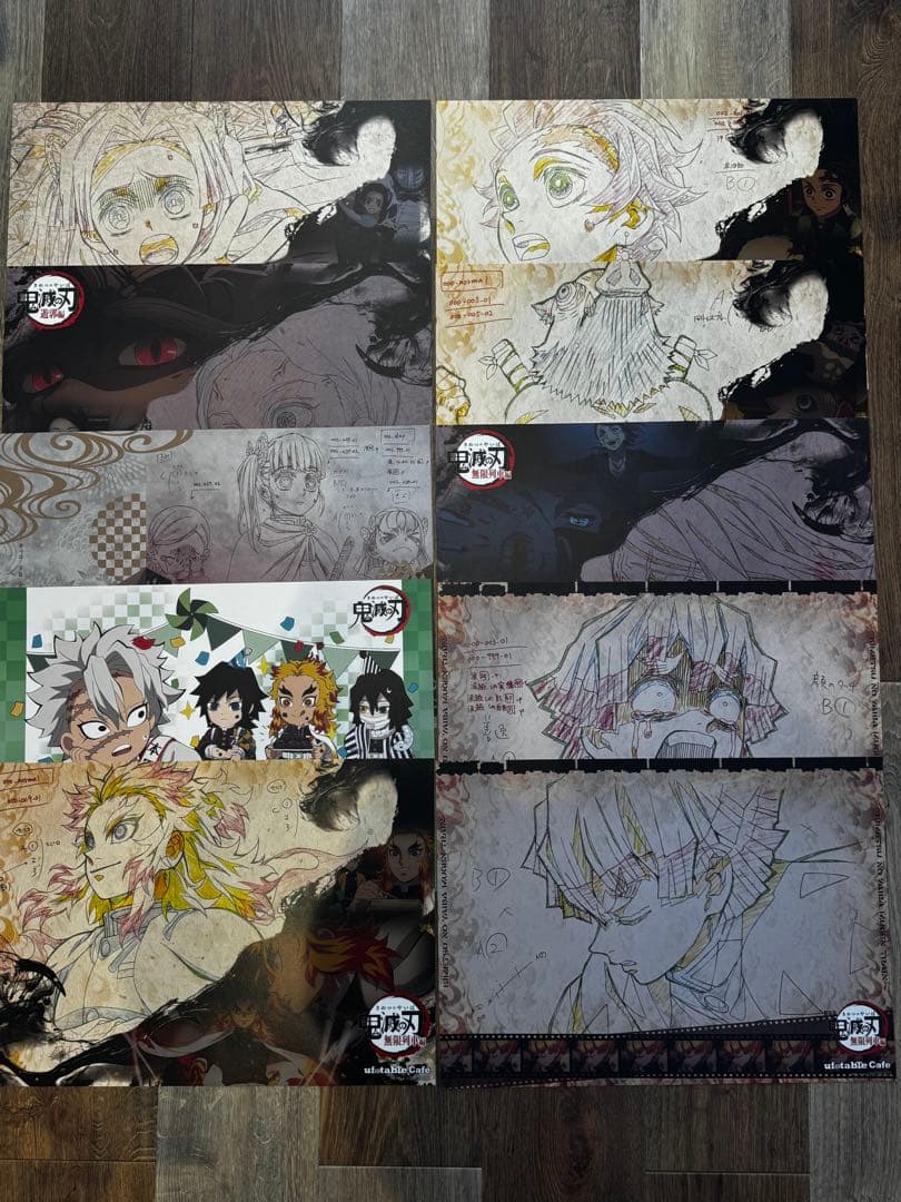ufotable cafe 鬼滅の刃 ランチョンマット34枚セット（一部被り）