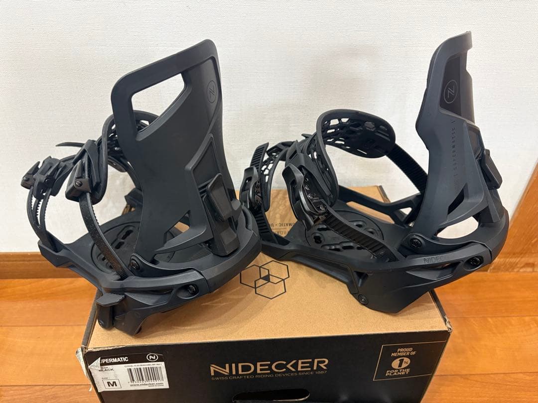Nidecker Supermatic ビンディング Mサイズ ブラック