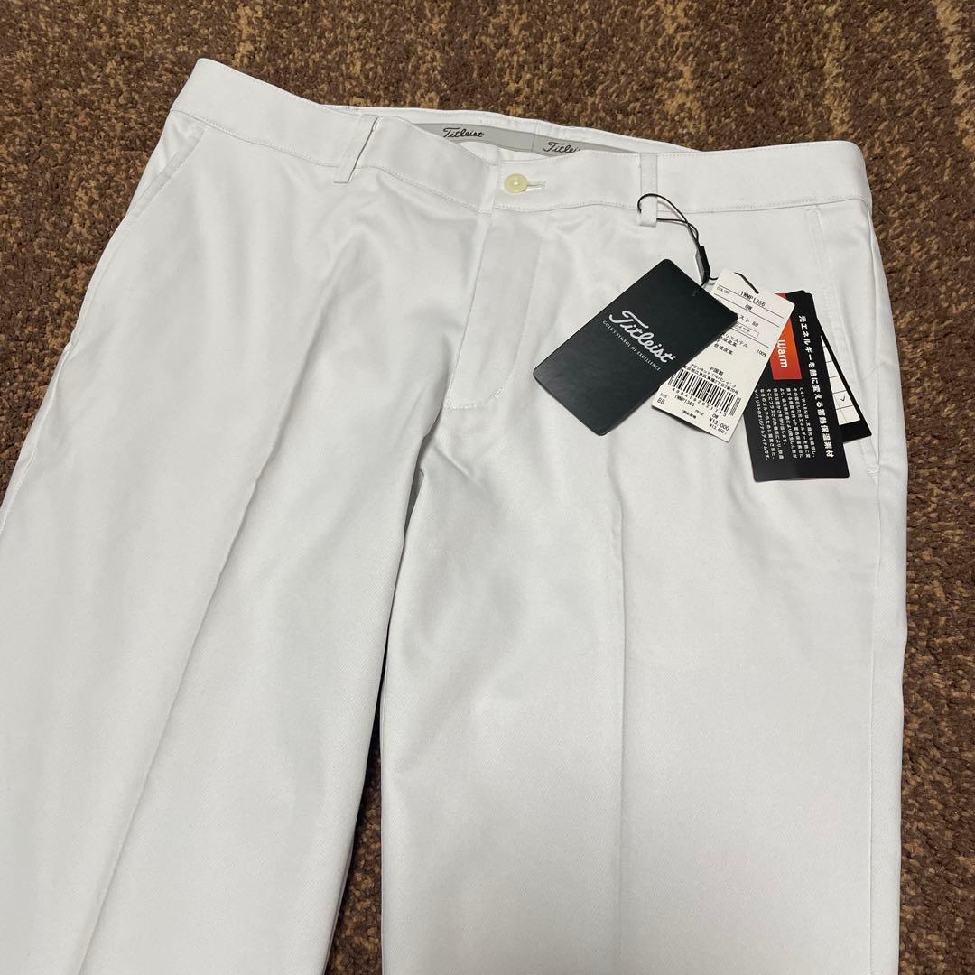 新品未使用タグ付Titleist メンズ ゴルフ パンツ W88 オフホワイト