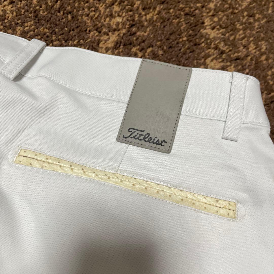 新品未使用タグ付Titleist メンズ ゴルフ パンツ W88 オフホワイト