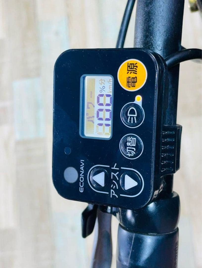 K1989 電動自転車パナソニック子供乗せ 20インチ 8Ah ブラック