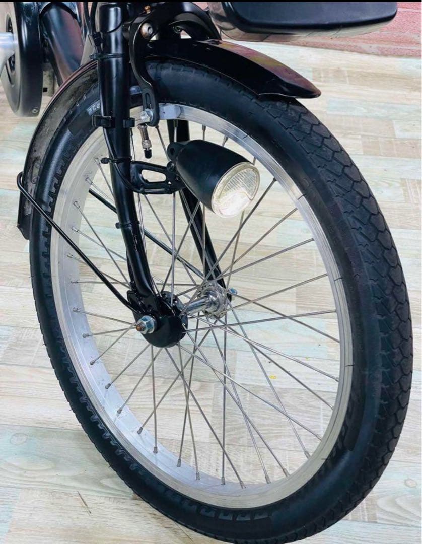 K1989 電動自転車パナソニック子供乗せ 20インチ 8Ah ブラック